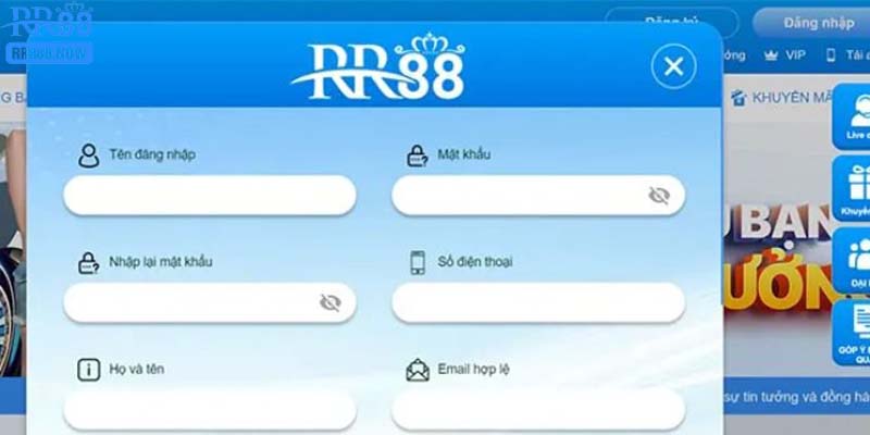 Những thông tin quan trọng cần chuẩn bị để đăng ký RR88